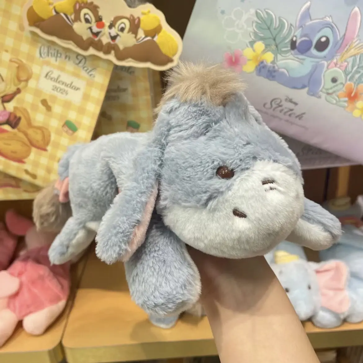 ديزني خنزير صغير أفخم حقيبة أقلام رصاص Kawaii Eeyore أفخم دمية حقيبة أقلام رصاص طالب الكرتون الحلي دراسة القرطاسية أفخم حقيبة أقلام رصاص #3
