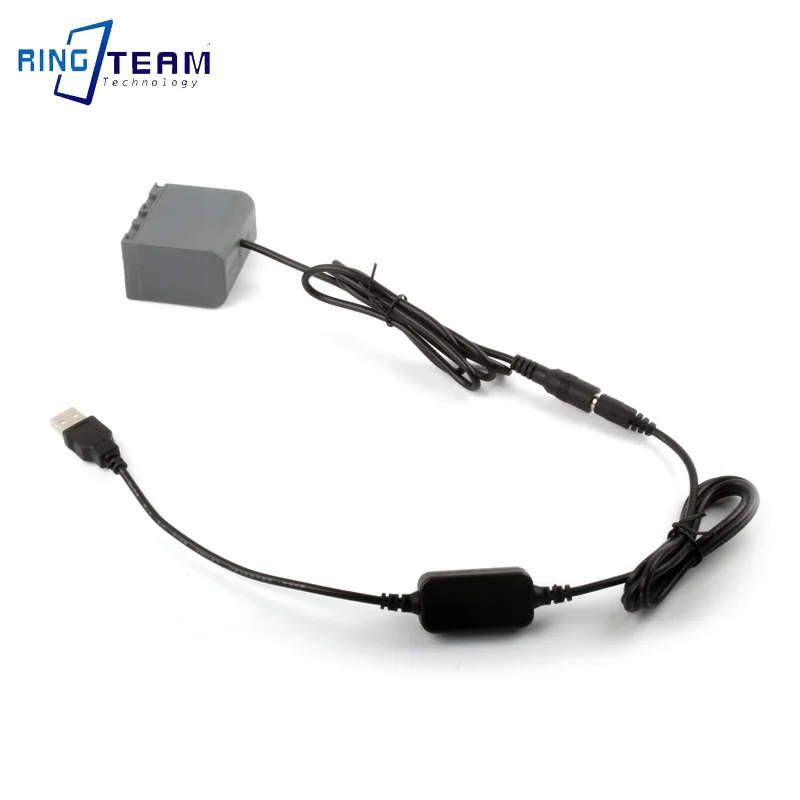 Acoplador DC BN-VF823 Cámara MS120, MS130, D850, 750, DA30, GZ-HD7, HD6, HD5, HD3, para JVC, Cable de voltaje de ajuste USB de 8V a DC5.5