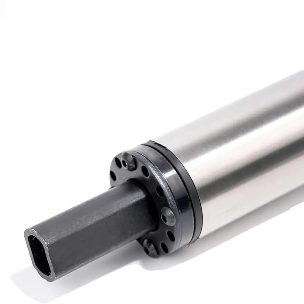 30" Polished Finished Tilt Manual Steering Column w/ 9 Hole Wheel Adapter No Key