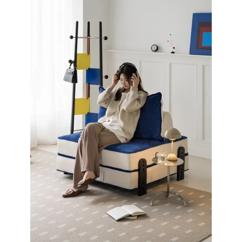 أريكة من قماش التوفو لغرفة المعيشة 2025 وحدة كسولة جديدة للاستلقاء والنوم