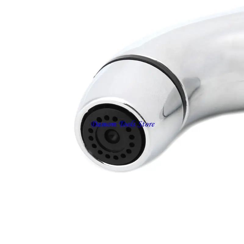 57BE Chrome ABS Toilet Handheld Bidet Sprayer Shattaf Cloth Diaper Enema Shower
