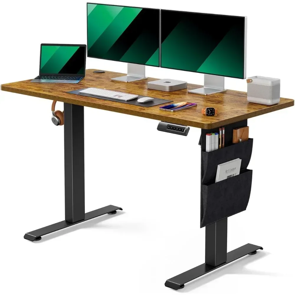 

Stand Up Desk for Home Office Computer Desk Memory Preset With Headphone Hook Freight Free Folding Sofa Bed Table Gamer Cabinet