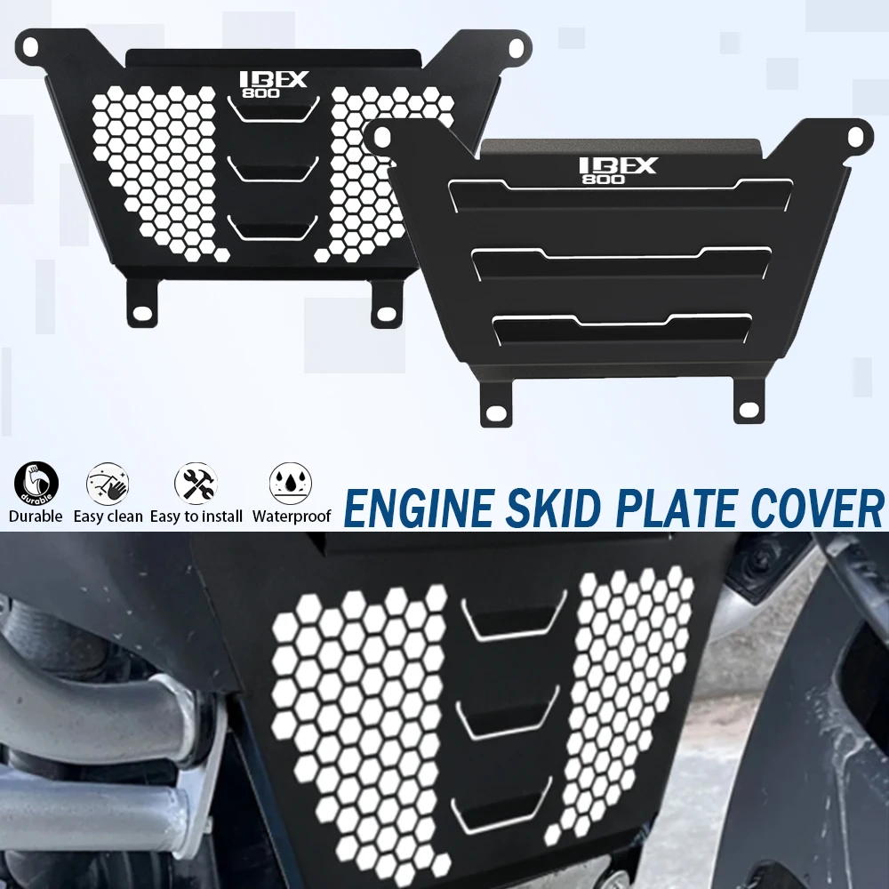 

IBEX 800 For CFMOTO IBEX800 S/T Engine Guard Bashplate Cover Crap Flap Mud Skid Plate 2021 2022 2023 2024 2025 800 MT 800MT