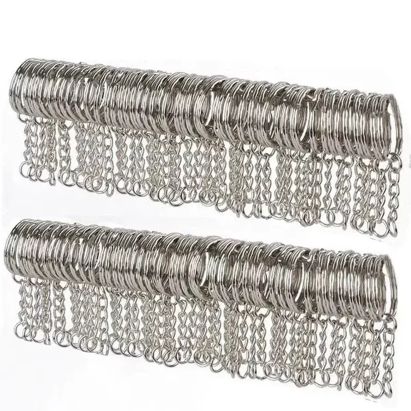 25mm*50pcs Metal Flat Ring Circular Buckle Smooth Dog Hook Buckle Embossed Hanging Buckle round Ring for Crafting DIY Projects