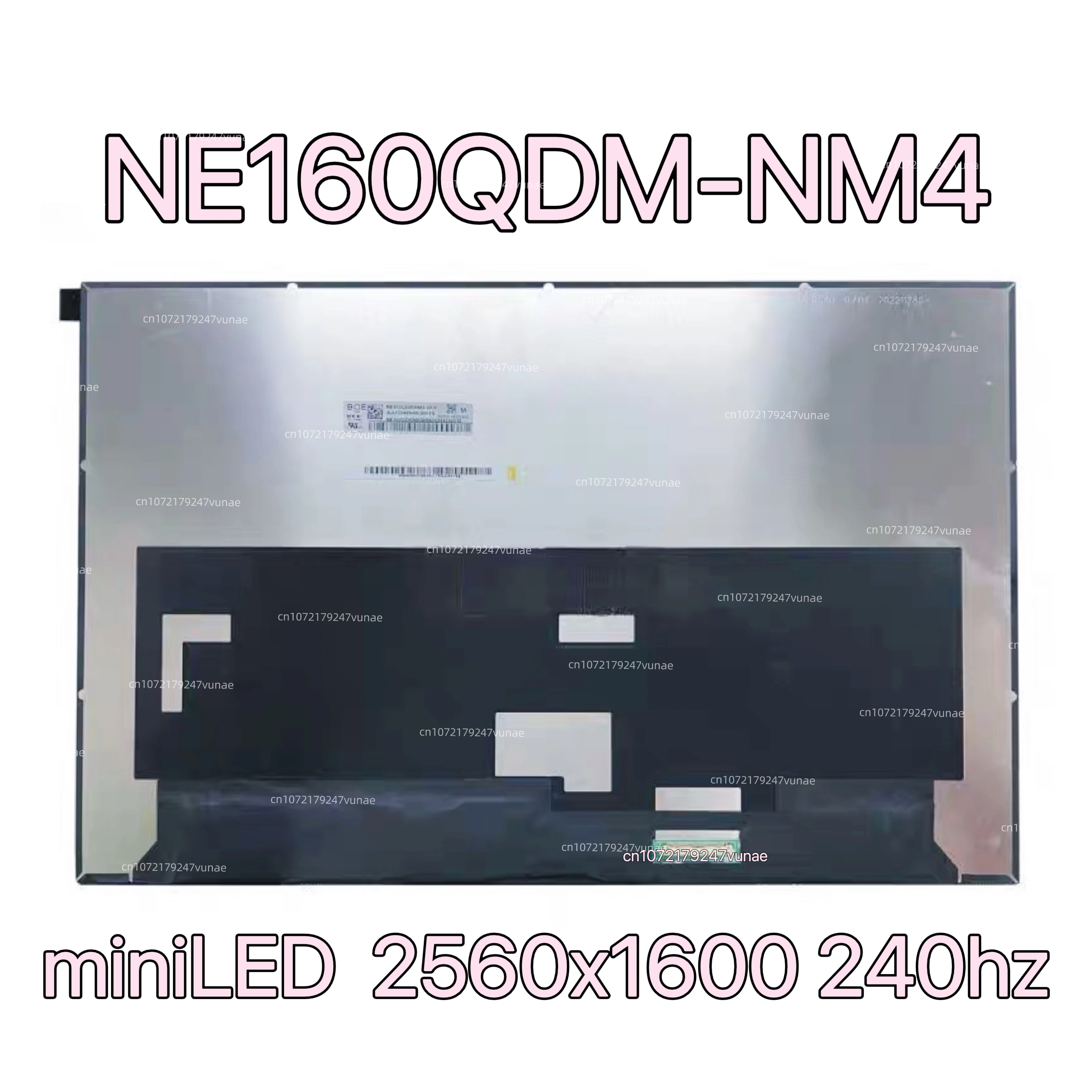 NE160QDM NM4 NE160QDM-NM4 BOE0B74 miniLED LCD Screen Laptop Replaement Display Panel 2560x1600 240hz for ROG 16.0 Inch 2.5K