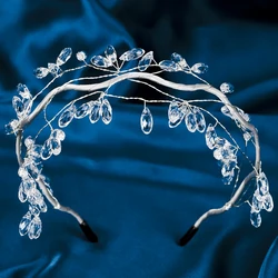 Fashion Sparkling Crystal Classic Beaded Hair Bands Princess Party Headdress Accessories Wedding Bridal Headpieces