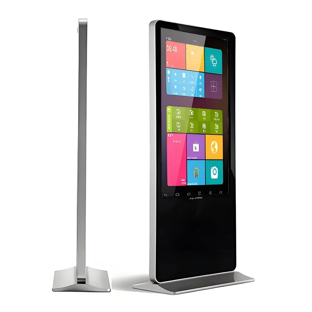 

55 Inch Metal Rectangle Vertical Full HD Advertising Digital Signage Kiosk For Indoor And Outdoor
