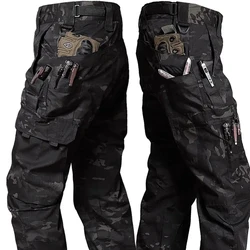 New Tactical Work Pants Men Casual Outdoor Waterproof Cargo Trousers 2/1Pcs Multi-pocket Wear-Resistant Outdoor Training Trouser