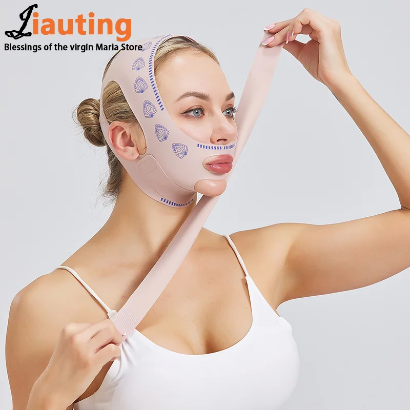 Women Chin Cheek Face Slimming Bandage Lift Up Belt Bilayer V Line Face Shaper Facial Anti Wrinkle Strap Skin Care Beauty Tools