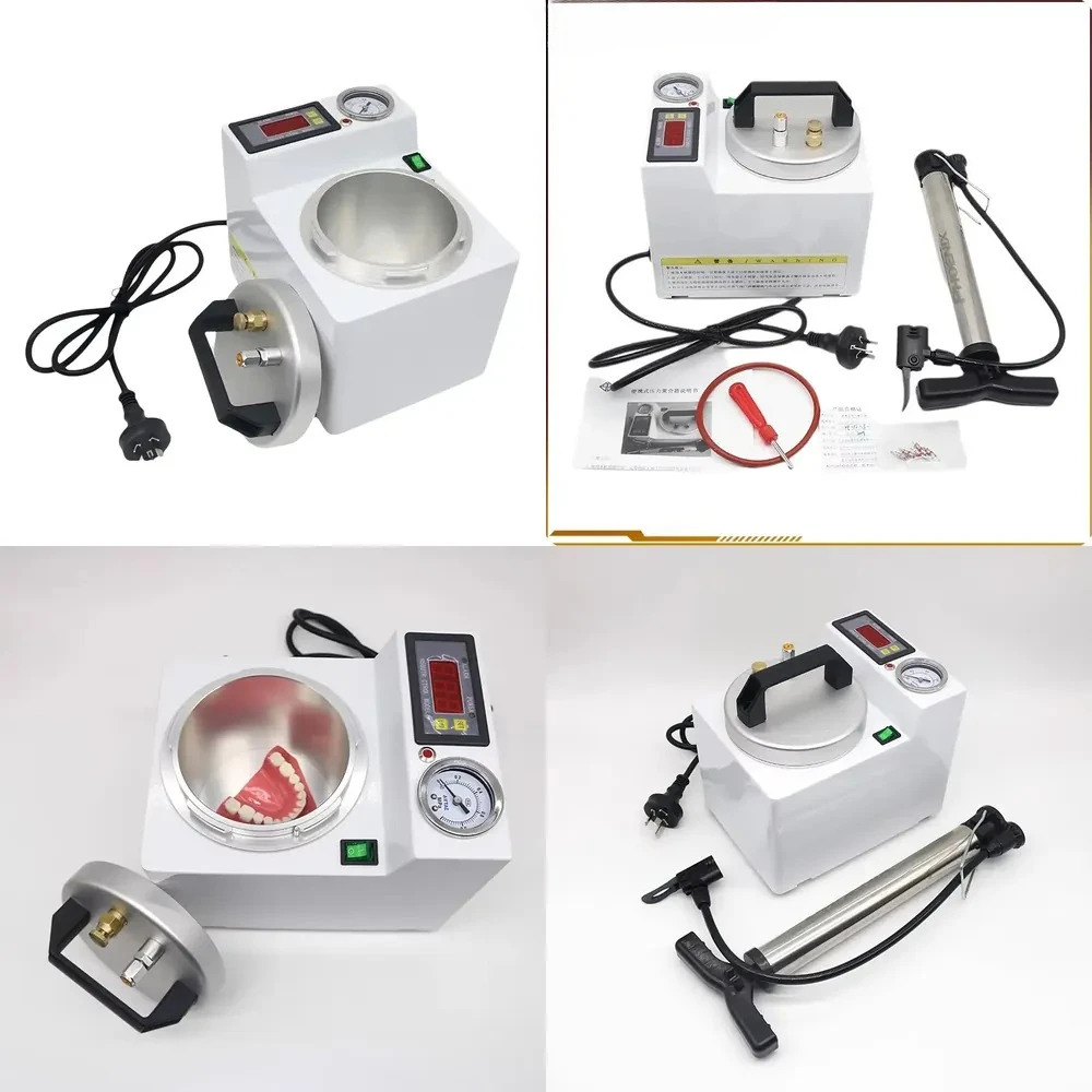 2026 Portable Pressure Polymerizer for Denture Repair Equipment for Orthodontic Silicone Rubber Curing and Adsorption
