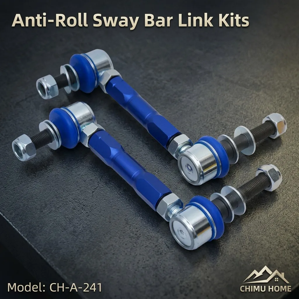 【CHIMU HOME】 Adjustable Front Sway Bar Link Kit for Hilux Fortuner FJ Cruiser LC120 LC150 4x4 Pickup Anti-Roll Bar Pro-Grade