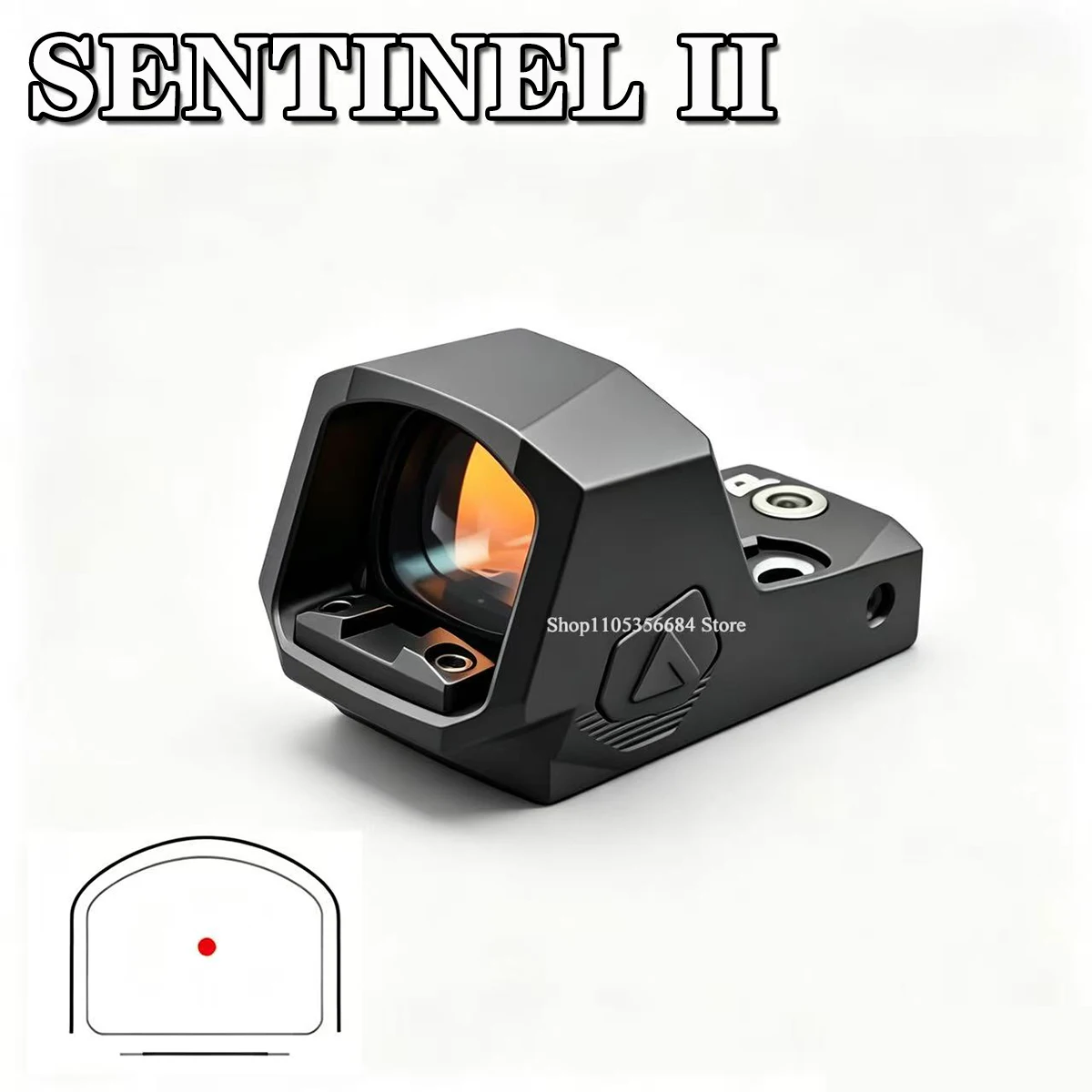 Tactical SENTINEL II Ultra-Compact Red Dot Sight 3MOA Dot 1x20MM RMSC Footprint Handgun Sight G43X/G48X/P365XL Optic Sight
