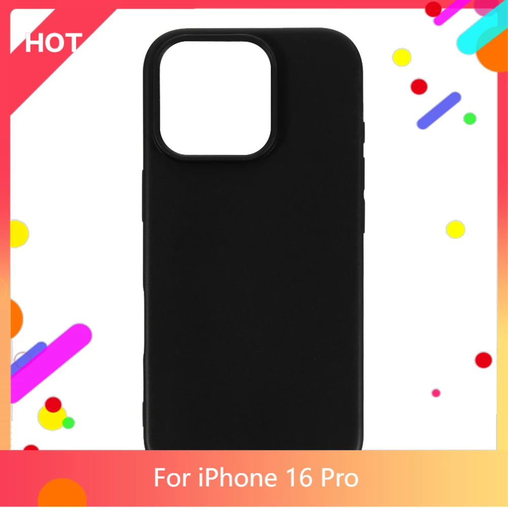 16 Pro Case Matte Soft Silicone TPU Back Cover For iPhone 16 Pro Phone Case Slim shockproo