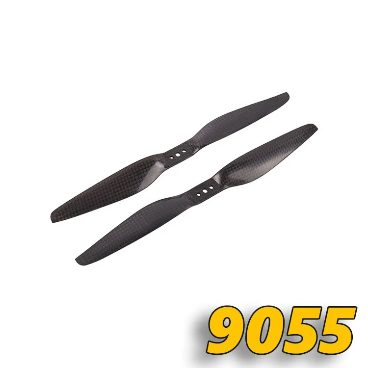 Multi-axis carbon fiber front and back propeller 9055 pair of 9-inch drone carbon fiber propeller, multi-rotor model aircraft dr