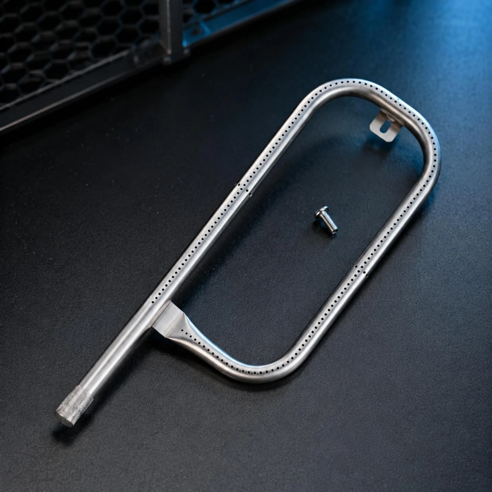 Gas Grill Burner Tube Side Ports Stainless Steel Burner Tube Long-Lasting Easy to Install view 4
