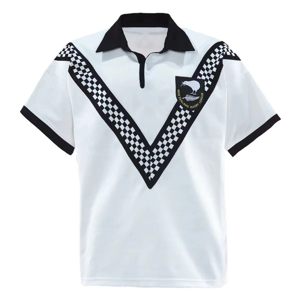 2024 KIWIS RETRO 1994 THROWBACK OVERSIZED WHITE RUGBY JERSEY الحجم: S-5XL (اسم ورقم الطباعة)