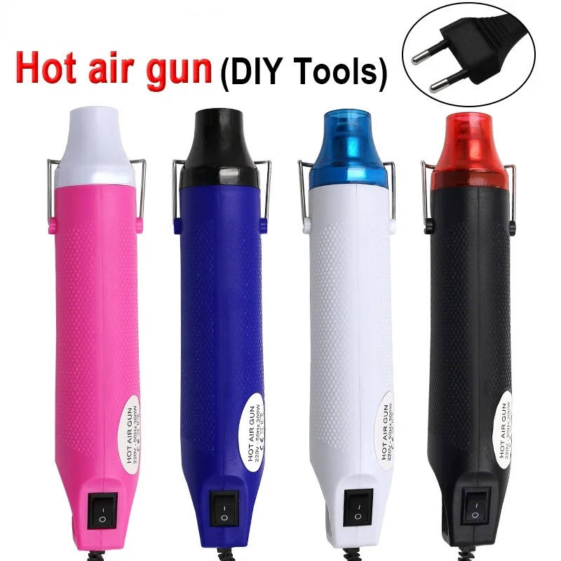 Pistolet à air chaud bricolage, outil de réparation de téléphone électrique, sèche-cheveux, siège de soutien à souder, odorà air chaud en plastique