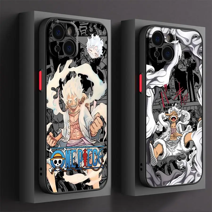 O-One Piece Luffy 5 Gear Case for iPhone 17 Pro Max 16 Plus 14 15 7 8 SE 11 XS XR Air 13 Mini 12 17e Funda Back Phone Cover view 5