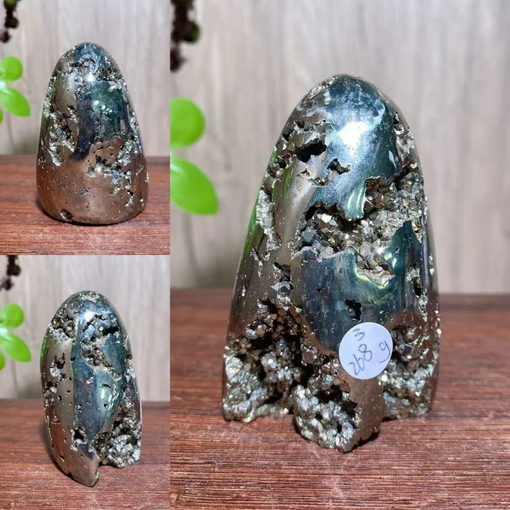 1pcs Natural Flashy Pyrite Free Form Raw Specimen Stone Healing Crystal Reiki Energy Home Decor Ornaments Gifts