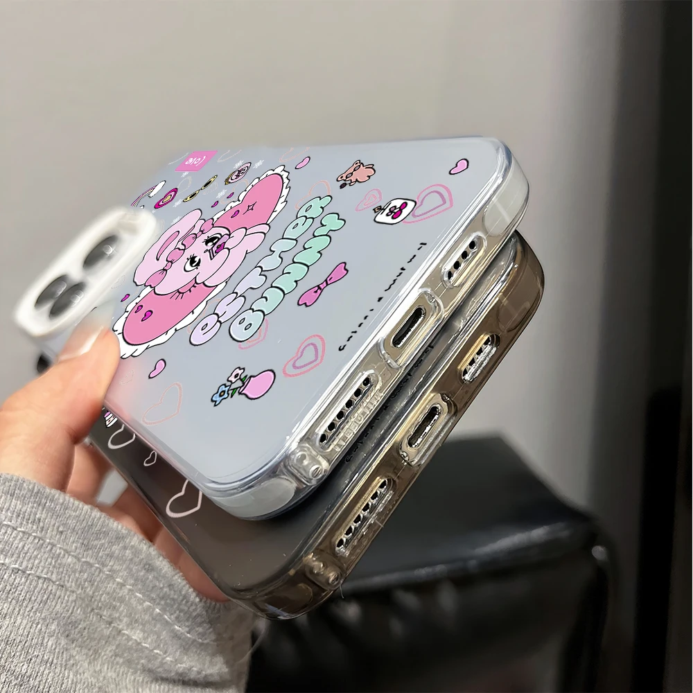 Cute Esther Bunny Rabbit Cartoon Phone Case for iPhone 16 12 13 14