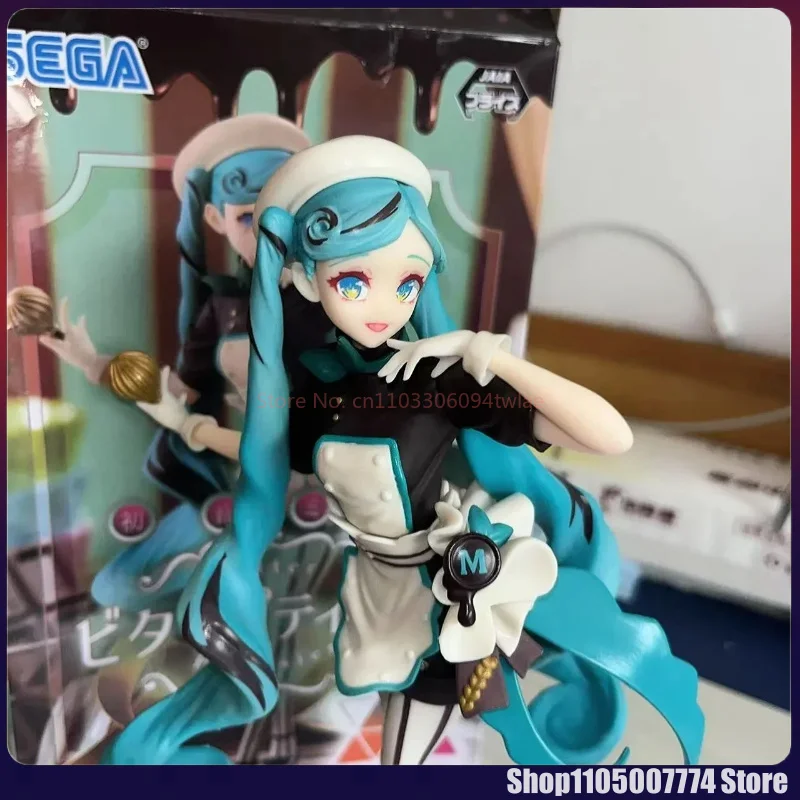 アニメ初音ミクフィギュア初音ミクチョコレートペストリーシェフフィギュアコレクションルミナスタシリーズコモデルおもちゃギフト