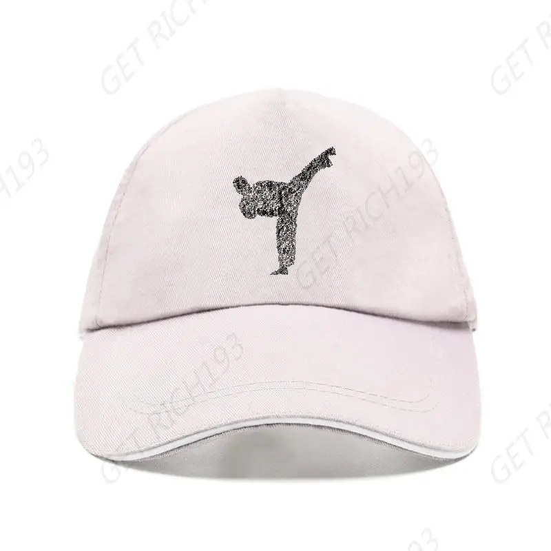 

Men Cotton Hot Sale Sunscreen Mens Bill Hat Mens Baseball Cap Fashion Abstract Karate Man Baseball Caps Ideas