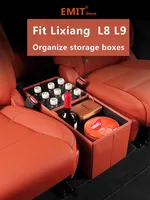 Folding Sundries Organizer Box for Lixiang LEADING IDEAL Li Auto L8 L9 2022 2023 Car Seat Center Storage Box Trunk Tool Case