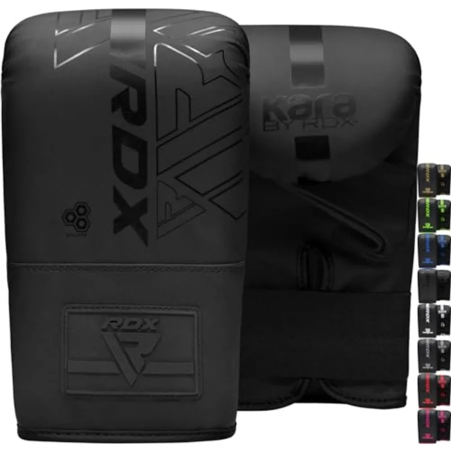 Bag Gloves Boxing Punching Mitts, Maya Hide Leather, Padding, Ventilated Palm, MMA Heavy Punch Training, Muay Thai Kickboxing F