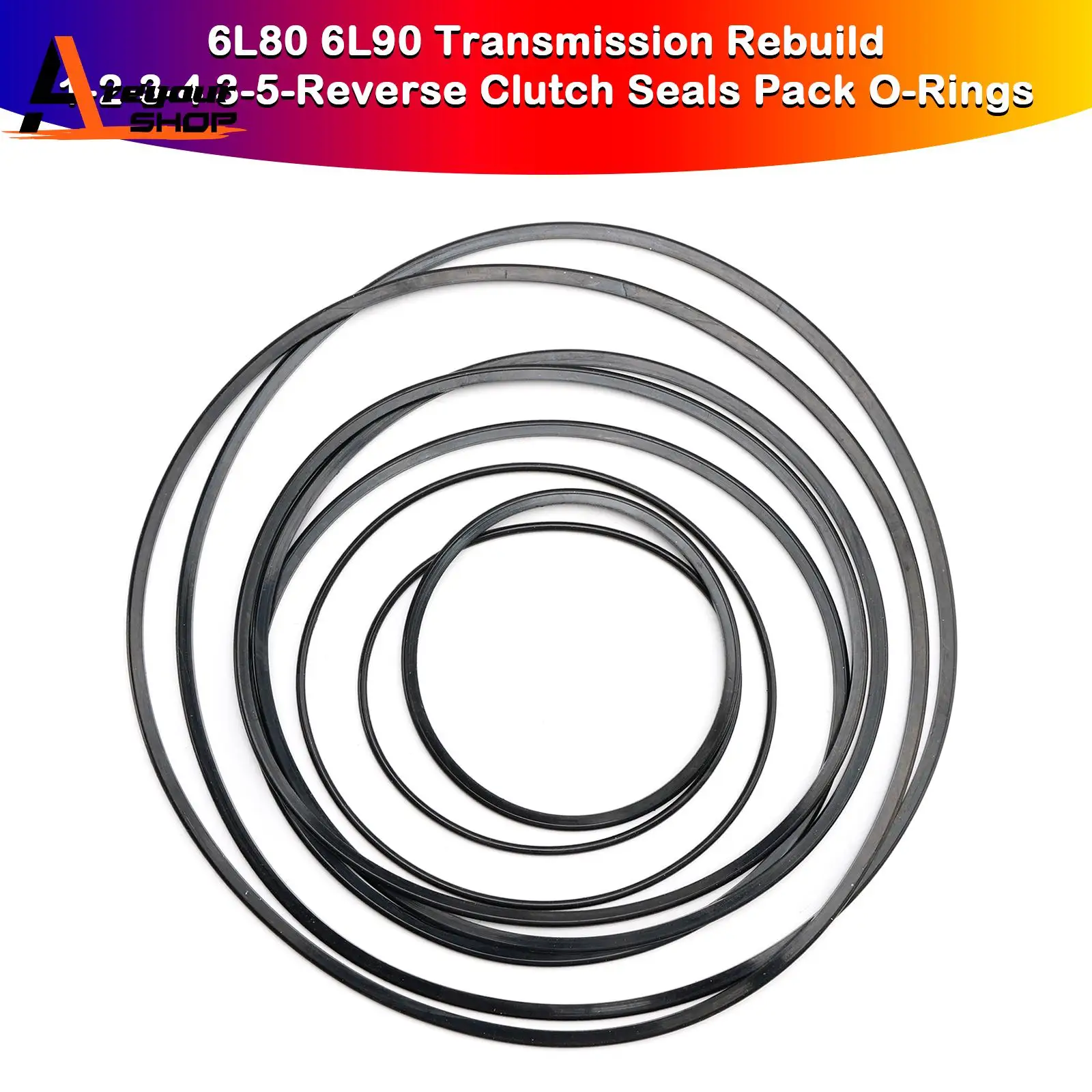 6L80 6L90 Transmissi​on Rebuild 1-2-3-4 3-5-Reverse Clutch Seals Pack O-Rings