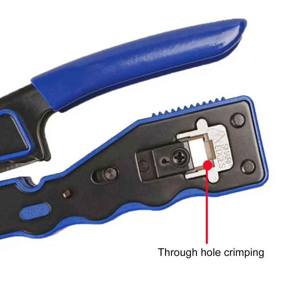 RJ45 crimper Ethernet Network LAN Cable Crimper Plier Cutter Stripper Network Cable Cutter Sharp Crimping Tool for Carpentry