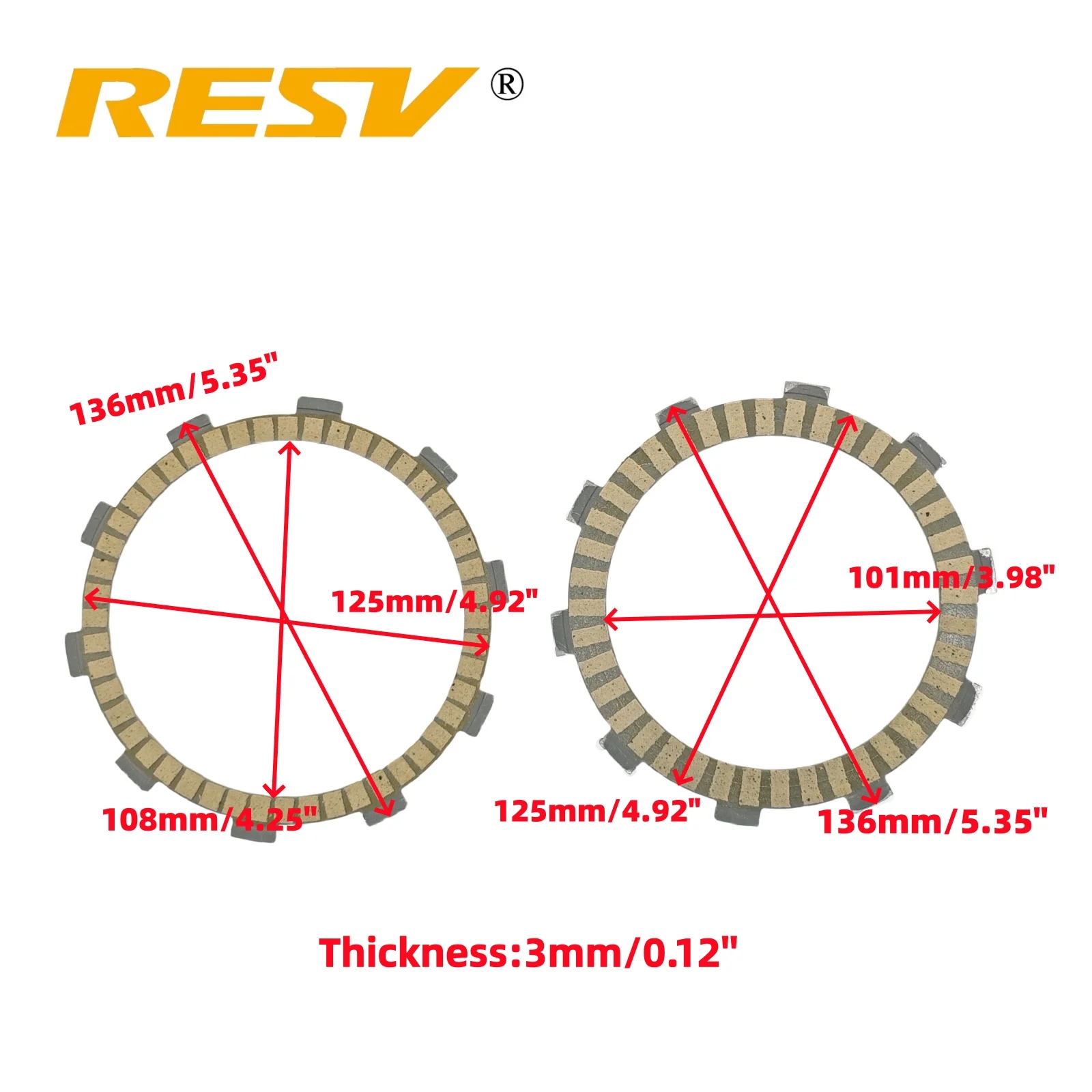 RESV for CFMOTO 450SR 450MT 450NK 450CL-C CF400-6 CF450SR CF 450SR 450cc Clutch Friction Disc Separator Steel Plates