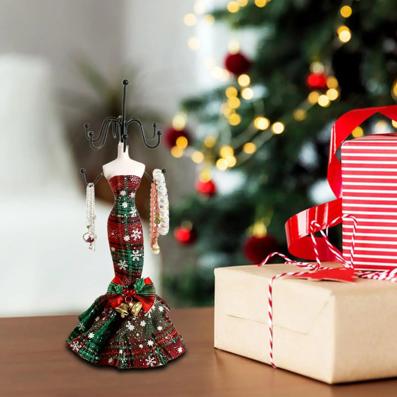 

Christmas Jewelry Display Stand Earring Holder for Home Dresser Showcase