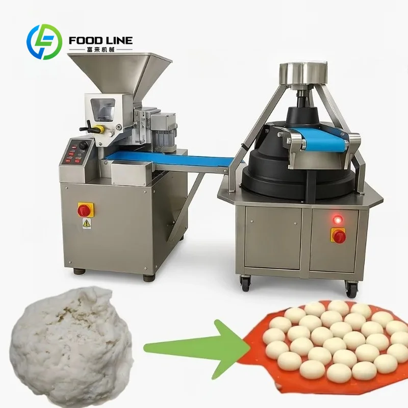High Hygiene Multifunctional Dough Divider Rounder Custom Stainless Steel Dough Ball Making Equipment for Commercial Use