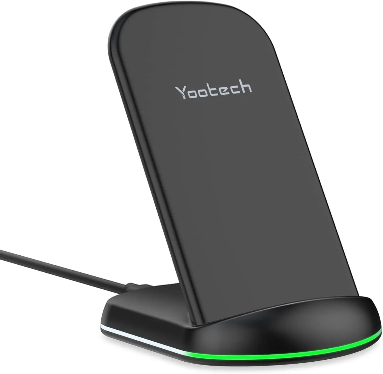 

10W Max Fast Wireless Charging Stand, Compatible with iPhone 17/16/15/14/13/12/11/X/8, Samsung Galaxy S25/S24/S23/S22/S21/S20/Note 10/9, Google Pixel 3/4XL (No AC Adapter)