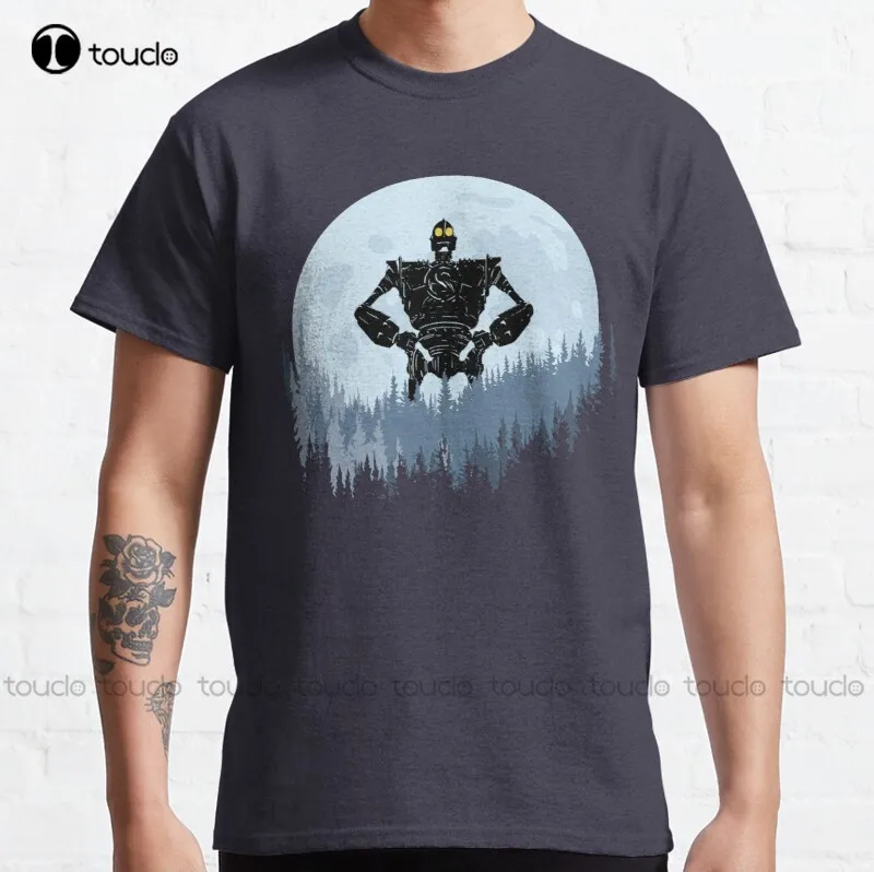 New The Iron Giant Classic T-Shirt Cotton Tee Shirt S-3Xl Custom Aldult Teen Unisex Digital Printing Tee Shirts Custom Gift