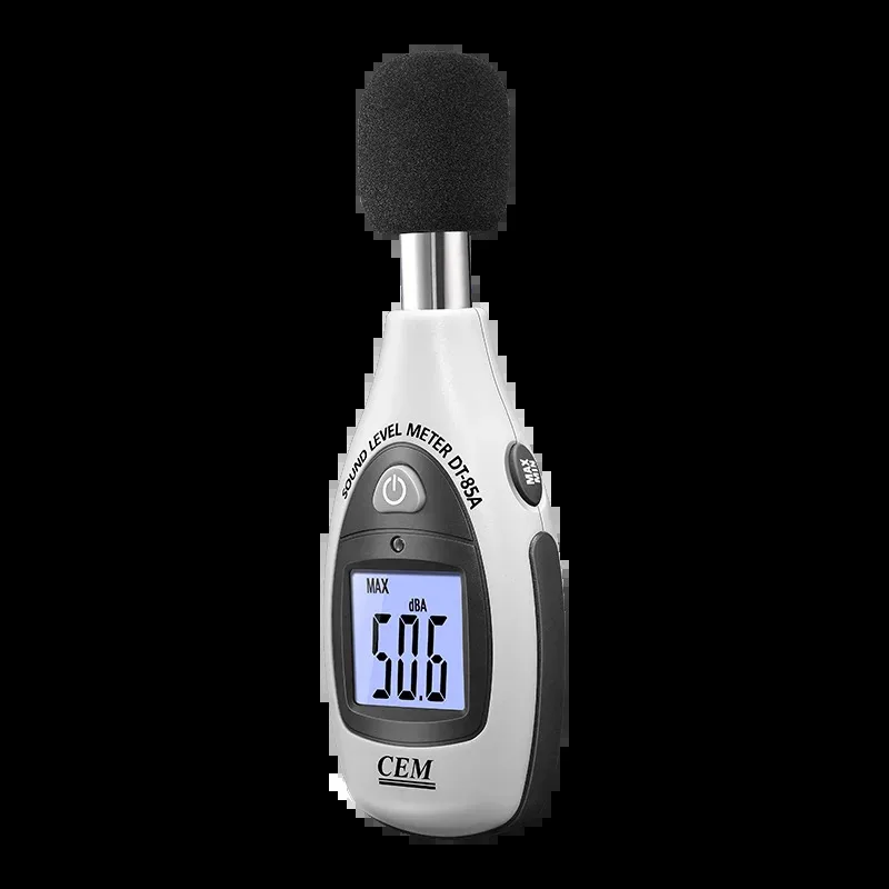 CEM DT-85A مقياس مستوى الصوت الرقمي مقياس البيئة ديسيبل متر المحمولة SPL متر 35dB ~ 130dB مع شاشة LCD