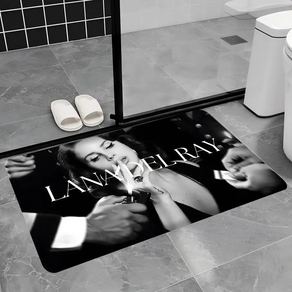 Singer L-Lana D-Del R-Rey Hallway Carpet Washable Non-Slip Living Room Sofa Chairs Area Mat Kitchen Doormat Area Rug