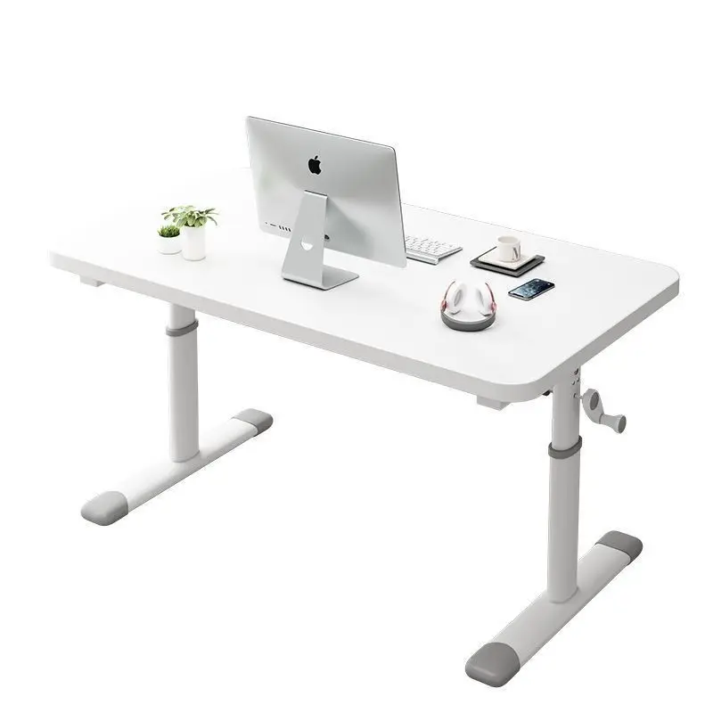 Hand Crank Adjustable Height Desk Computer Desk & Office  Ergonomic Study Table Home Office Writing Gaming Desk for Kids Adults