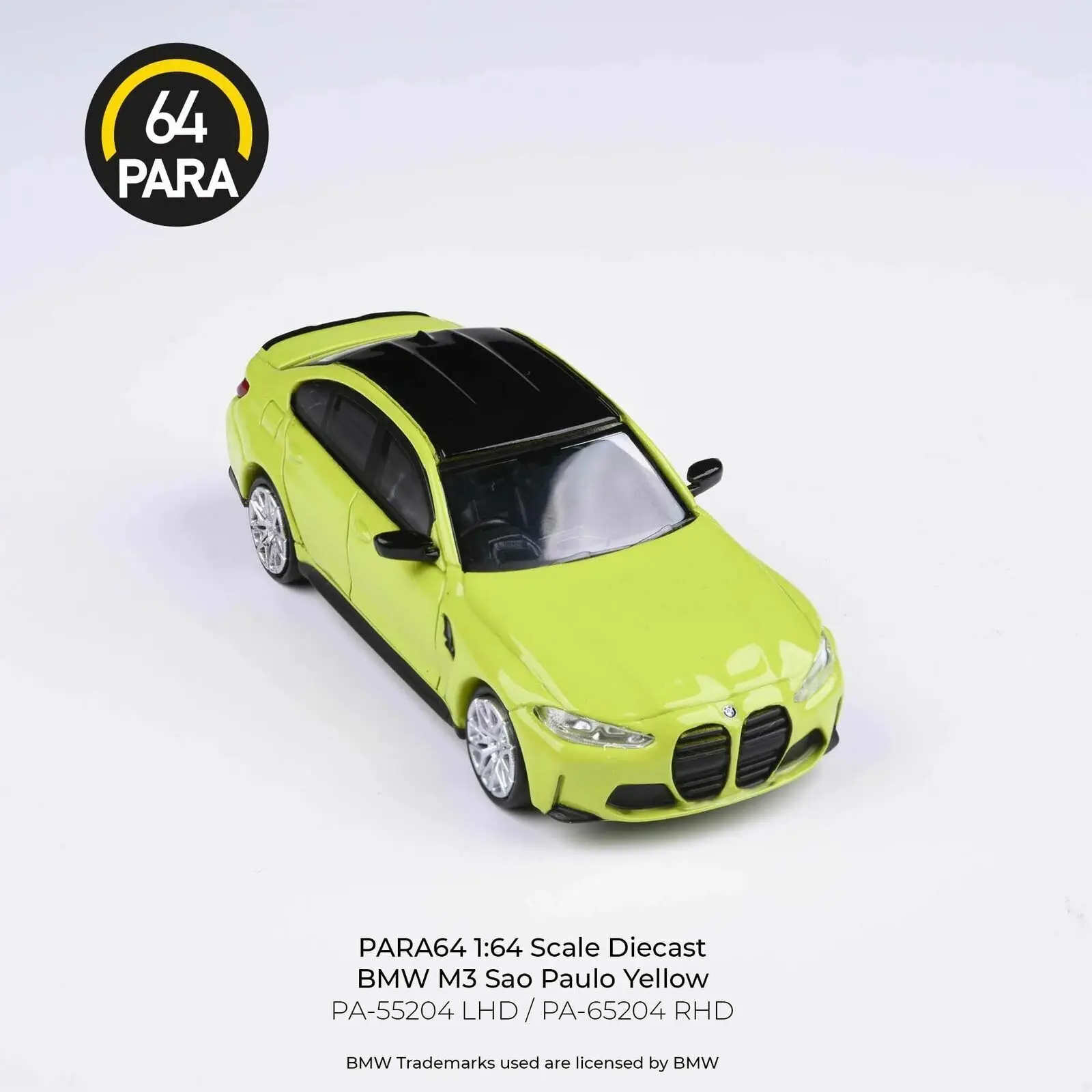 Para6464 1/64 Scale Diecast Baoma M3 G80 Series Alloy Simulation Model Car For Collection gift