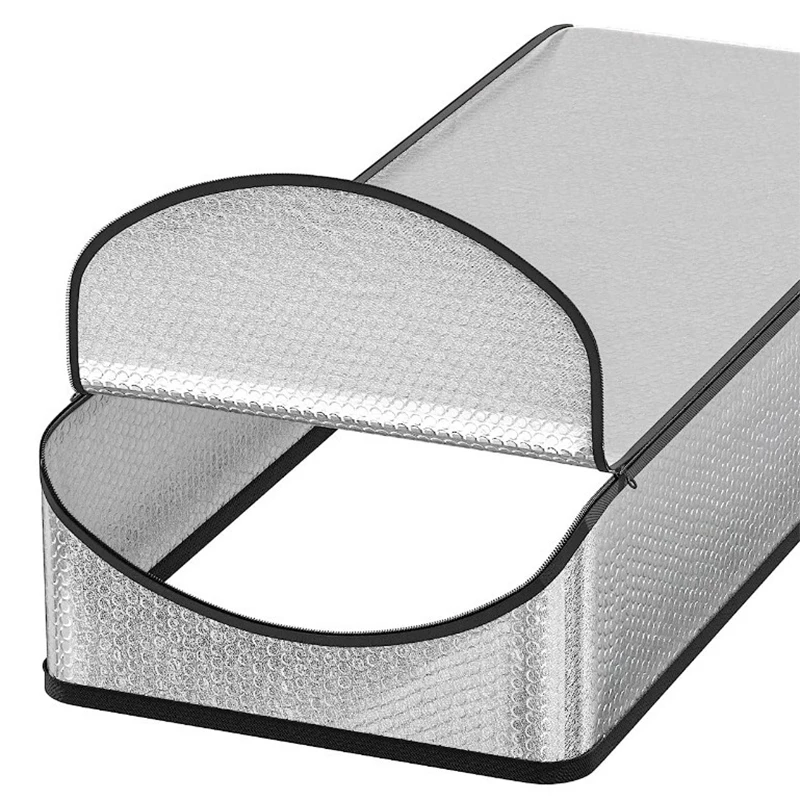 Couverture anti-poussière de grenier, bulle épaissie, joint en aluminium, isolation thermique, étanche, pliable, escaliers, tente