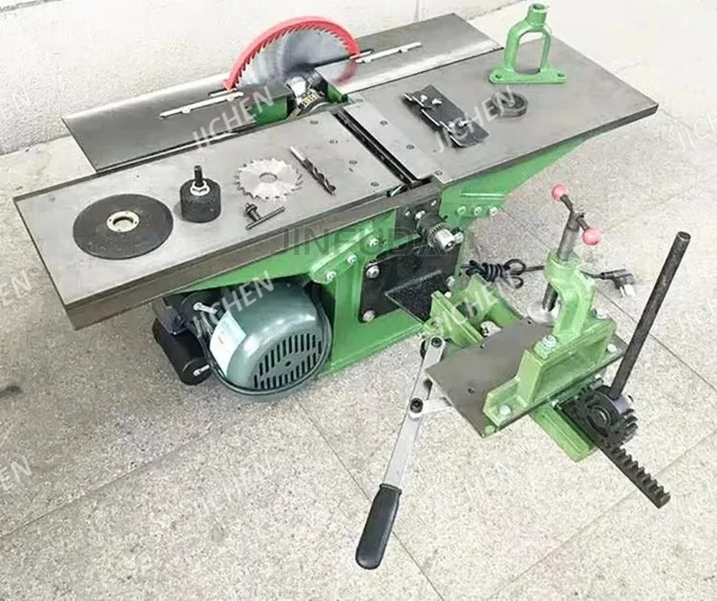 

Multifunctional Household Industrial Planing Sawboard Drilling Round Hole Planer Electric Planer Thickness Planer