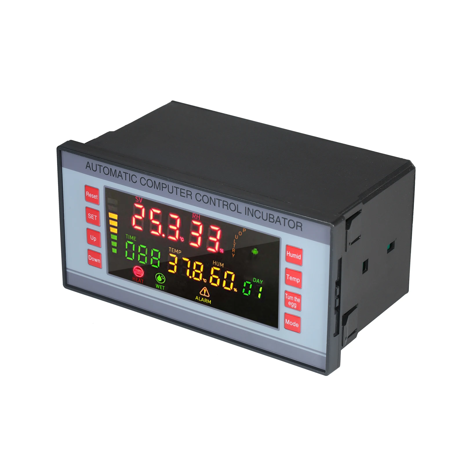 Светодиодный цветной экран, полностью автоматический контроллер коробки с постоянной температурой, контроллер яиц, контроллер влажности яиц