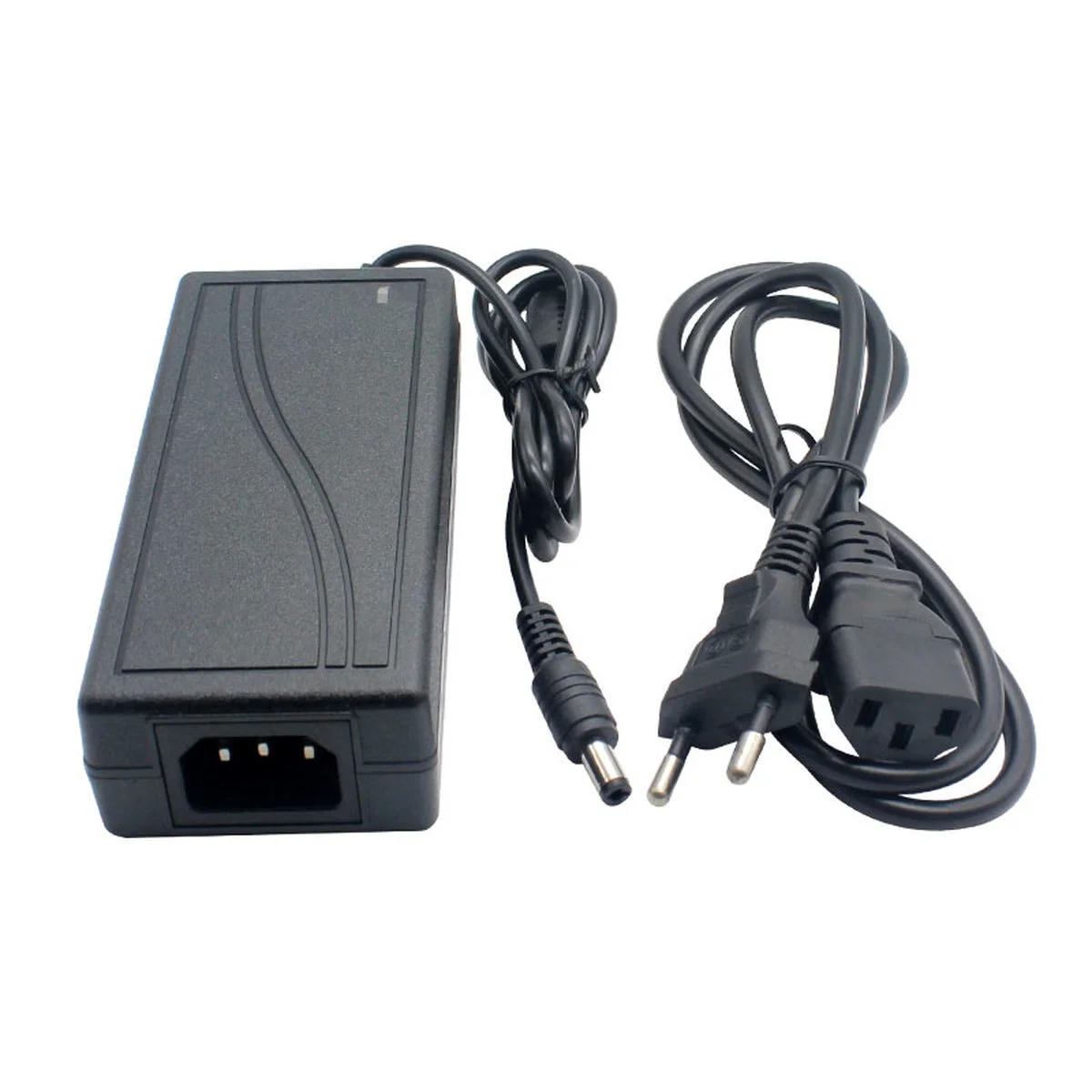 Imagem -02 - Carregador Adaptador 12v 5a Cctv eu Plug Fonte de Alimentação Mais Way Power Splitter Cabo para Monitor Cctv Ccd Câmera de Segurança dc