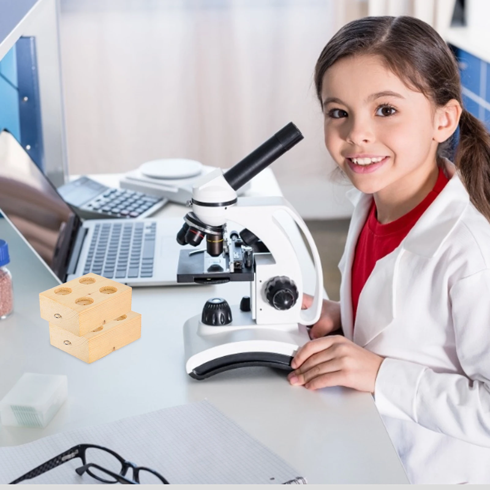 Holzblock, Reibblock, geneigtes Flugzeug, Trolley, Zubehör, Experimentierausrüstung, Lehrmittel