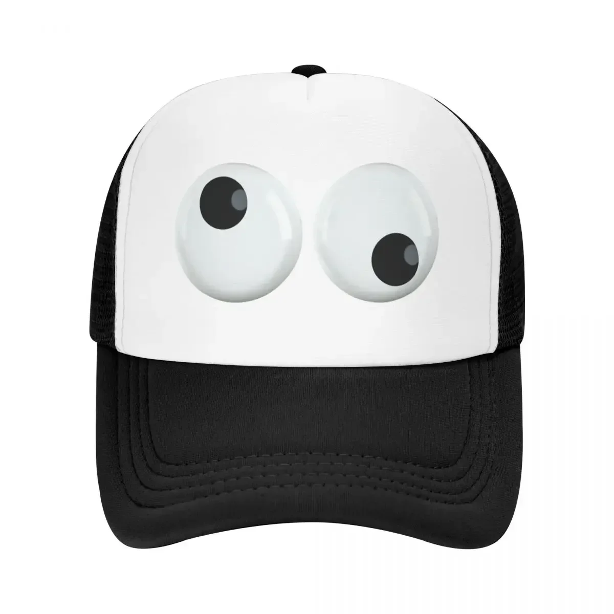 Googly Eyes (jumbled version) Baseball Cap birthday Icon Streetwear Trucker Cap Baseball For Men Women's