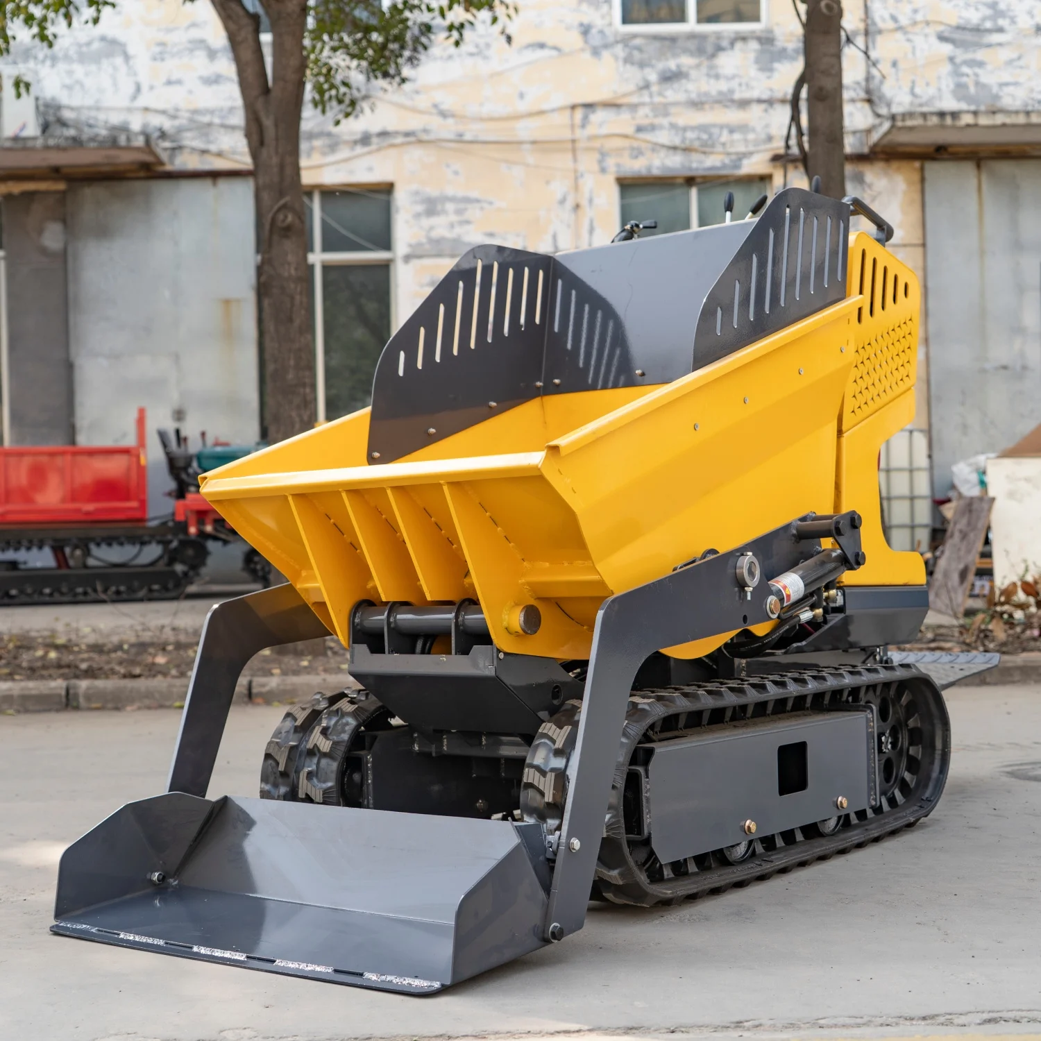 Nuevo Camión Volquete Mini de 500 Kilogramas con Certificación EPA, Elevación Hidráulica Personalizada, Alta Capacidad de Carga, Autopropulsado, Tipo Oruga