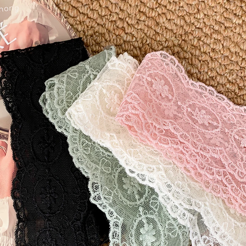 2025 neue Ins Vintage weiße Spitze lange Seidenschal Damen vielseitige dekorative Y2k schmale Haargürtel Gürtel Premium Spice Girl Schal – Detail 13