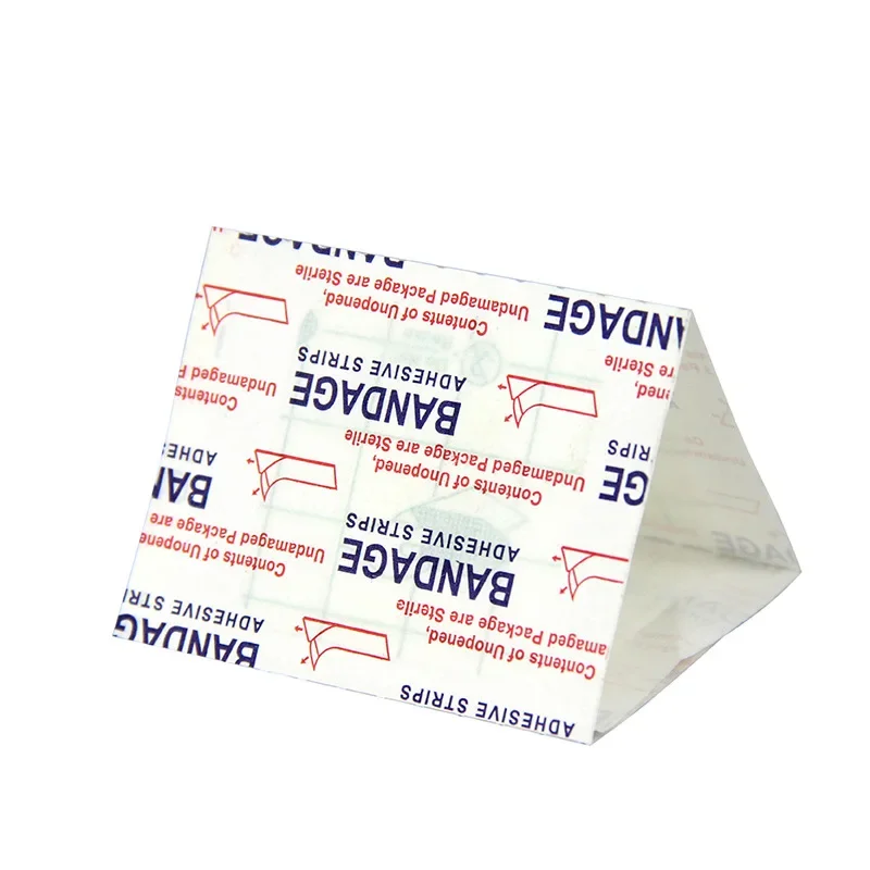 Bandages adhésifs carrés pour enfants et tout-petits, autocollant de plaie médicale, imperméable, premiers soins pour les coupes, 100 pièces