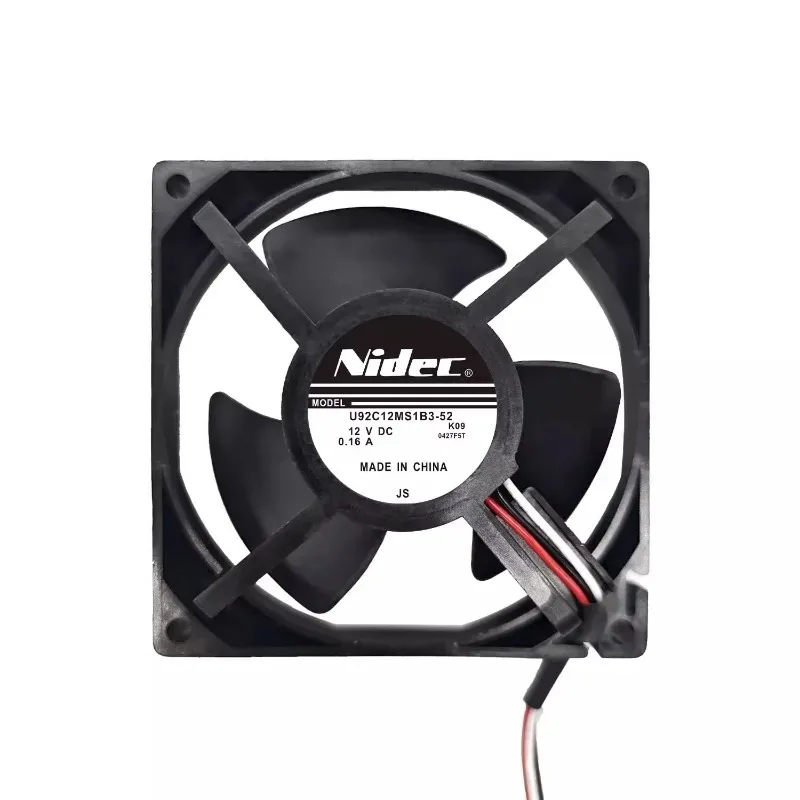 New Cooler Fan for NIDEC U92C12MS1B3-52 9CM 12V 0.16A Cooling Fan 90*90*32MM