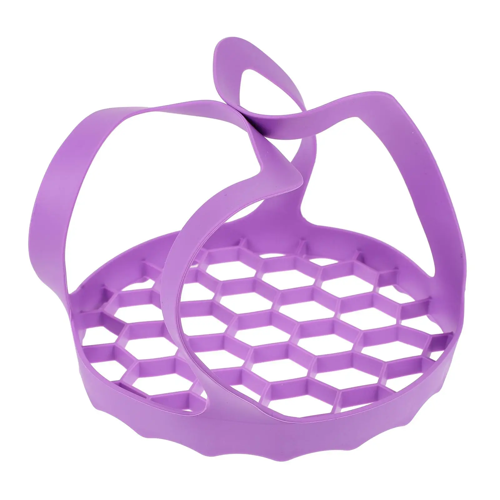 

Silicone Egg Rack Vegetable Basket H held Steamer Kitchen Strainer Mesh Design Efficient Drainage Steam Tool